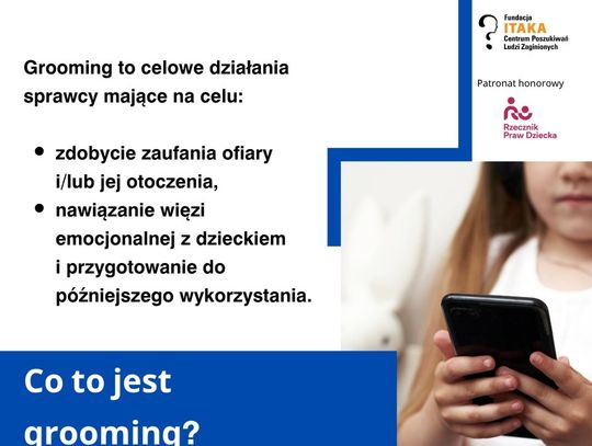 grooming, uważaj na dziecko, niebezpieczeństwo w internecie