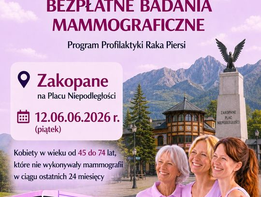 bezpłatne badania mammograficzne, program profilaktyki raka piersi