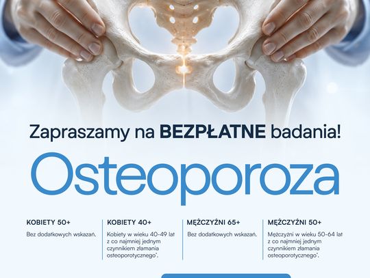 bezpłatne badania dotyczące osteoporozy