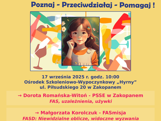 Konferencja poświęcona Alkoholowemu Zespołowi Płodowemu: Poznaj – Przeciwdziałaj – Pomagaj, Starostwo Powiatowe, Powiatowe Centrum Pomocy Rodzinie