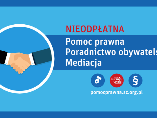 nieodpłatna pomoc prawna, wsparcie mieszkańców,nieodpłatne poradnictwo obywatelskie, nieodpłatne mediacje