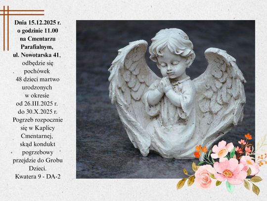 pogrzeb dzieci martwo urodzonych
