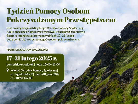 tydzień pomocy osobom pokrzywdzonym przestępstwem