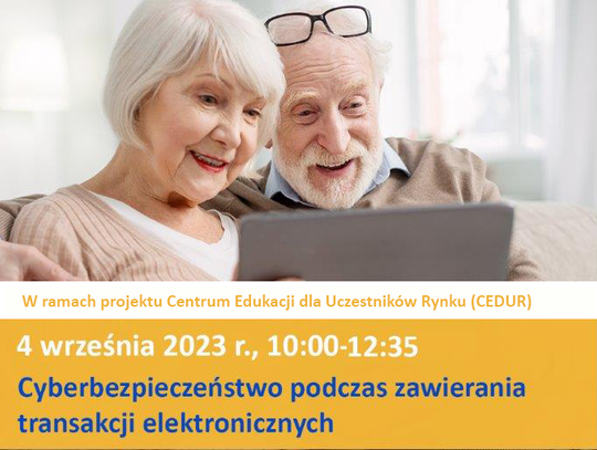 webinaria dla seniorów, komisja nadzoru finansowego, urząd komisji nadzoru finansowego, cyberbezpieczeństwo