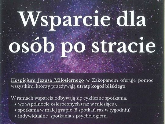 wsparcie dla osób po stracie