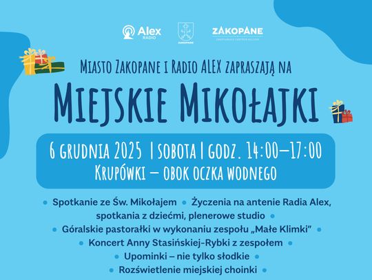 Zakopiańskie Mikołąjki z Radiem Alex