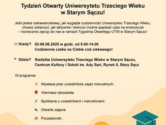 uniwersytety trzeciego wieku, dni otwarte w małopolskich uczelniach
