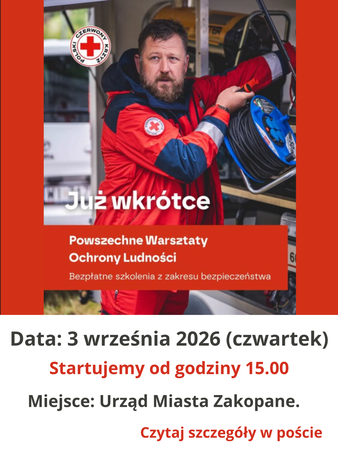 Bądź gotowy na wypadek kryzysu! Bądź gotowy na wypadek kryzysu!