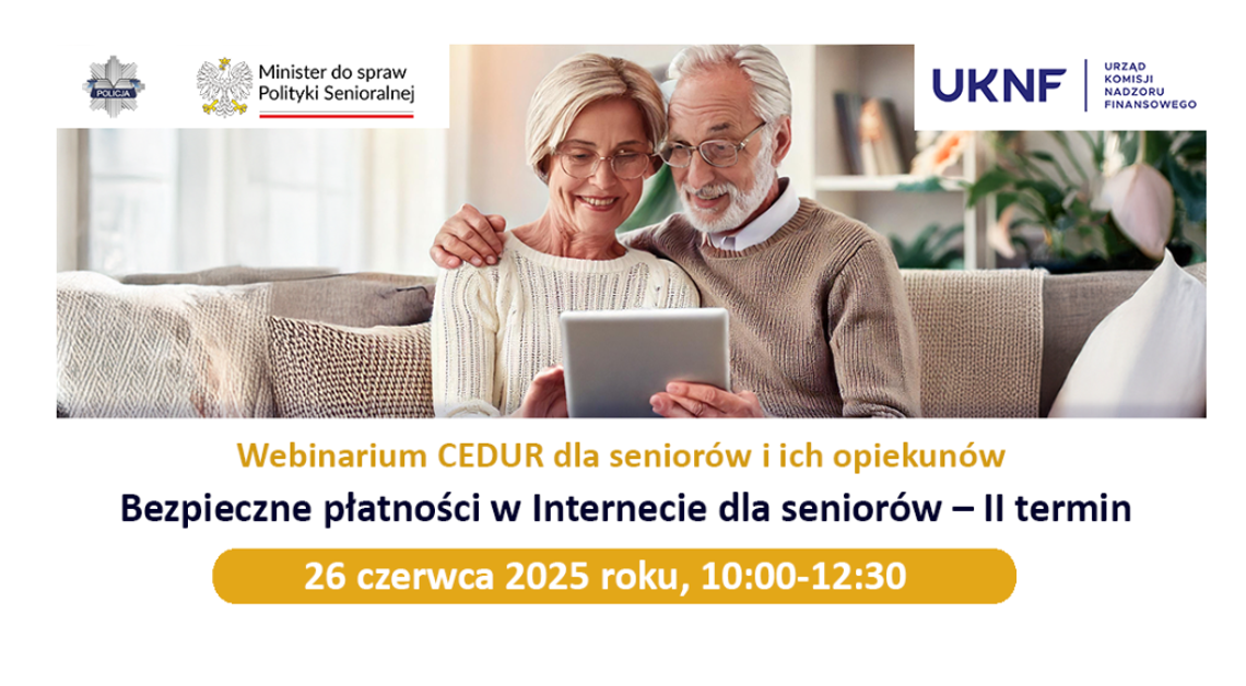 „Bezpieczne płatności w Internecie dla seniorów - II termin”