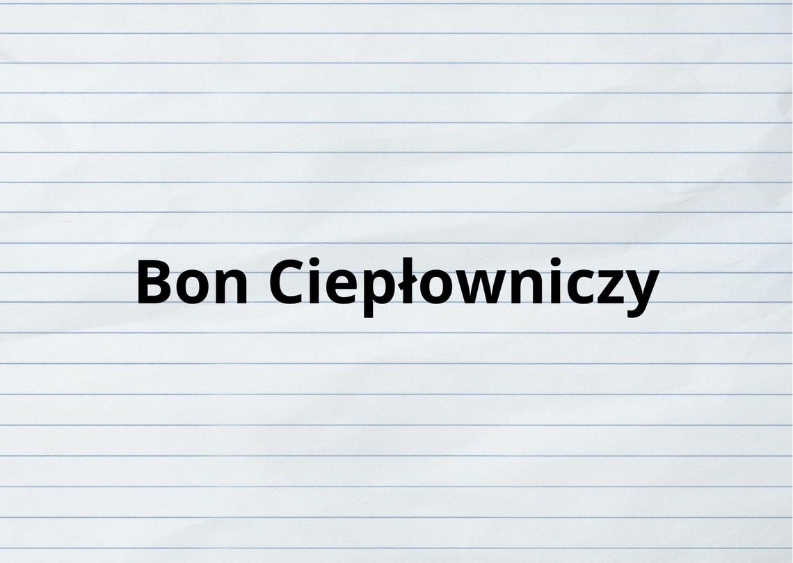 Bon ciepłowniczy
