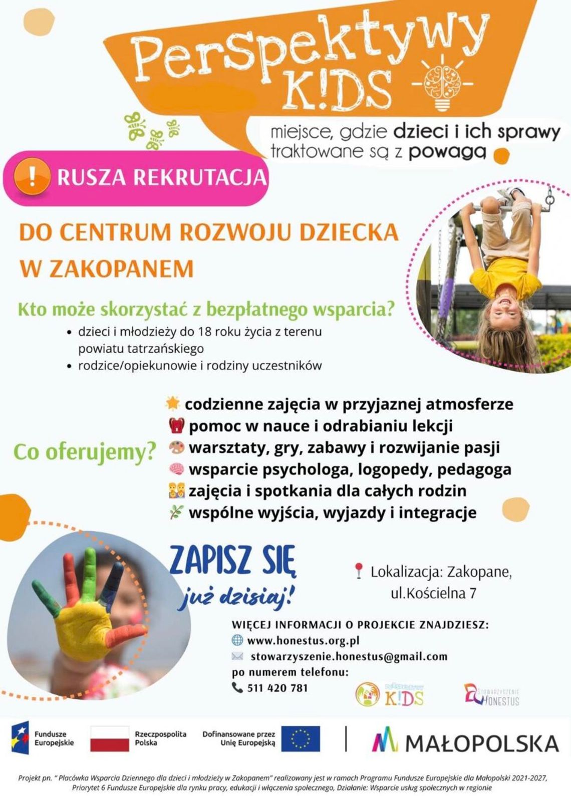 Perspektywy Kids, oferta Placówki Wsparcia Dziennego dla Dzieci i Młodzieży