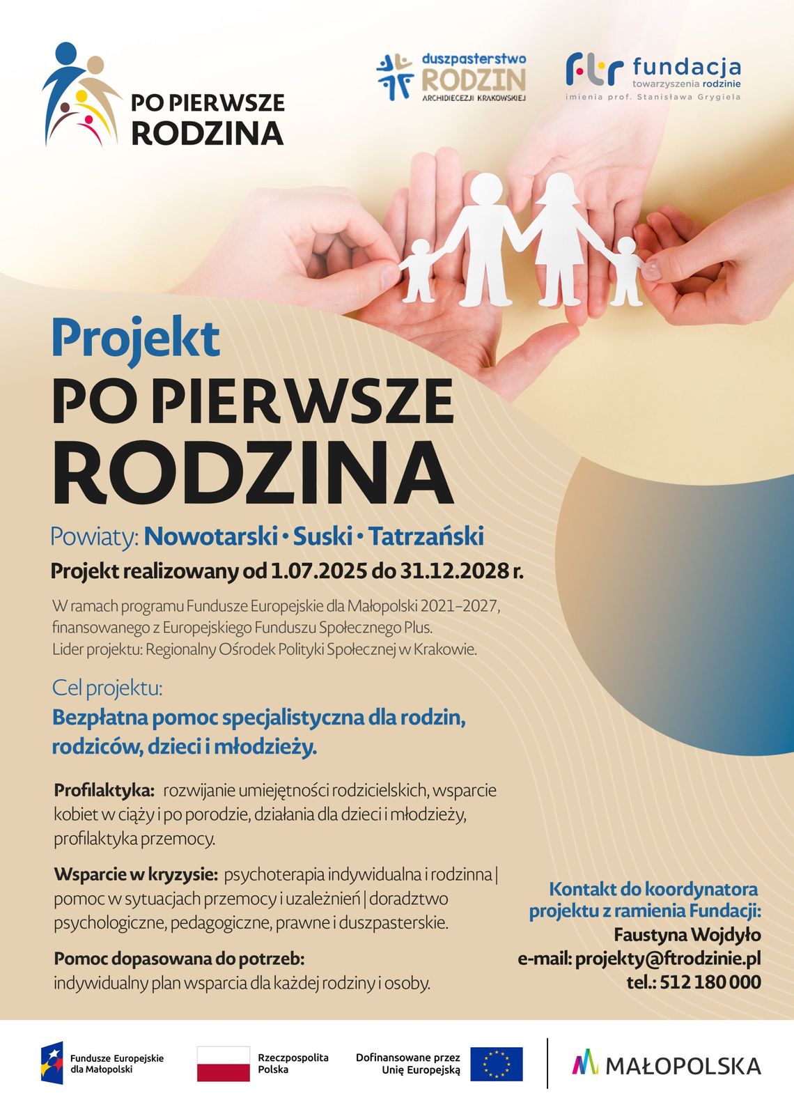 Po pierwsze rodzina, nabór do projektu